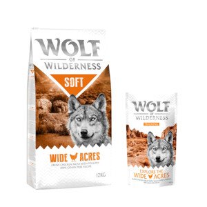 12 kg Wolf of Wilderness száraz kutyatáp + “Explore the Wide Acres” csirke 100 g kutyasnack ingyen! - 'Soft - Wide Acres' -