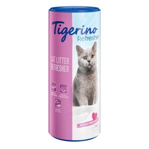 Dupla zooPont: Tigerino Refresher természetes agyag szagtalanító macskaalomhoz - Babapúder 700 g