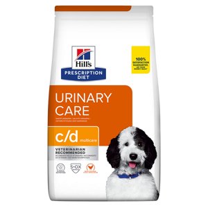 1,5kg kg Hill's Prescription Diet c/d Multicare Urinary Care csirke száraz kutyatáp