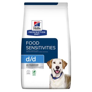 4kg Hill's Prescription Diet d/d Food Sensitivities kacsa & rizs száraz kutyatáp