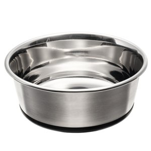 2db HUNTER rozsdamentes acél etetőtál kutyáknak, S: 350 ml, Ø 12 cm