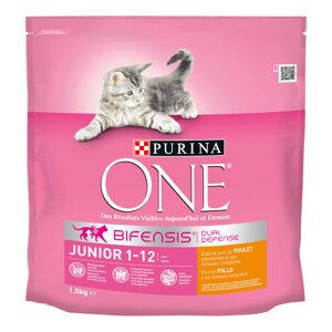 4x1,5kg PURINA ONE Junior száraz macskatáp