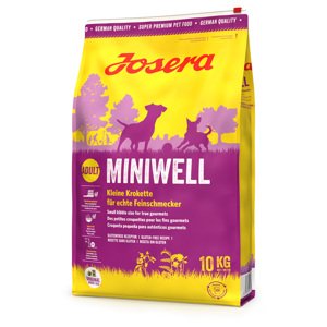 10kg Josera Miniwell száraz kutyaeledel