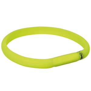 Trixie USB világító nyakörv, zöld - M-L: 50 cm / 18 mm
