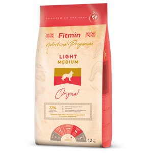 12kg Fitmin Program Medium Light száraz kutyatáp