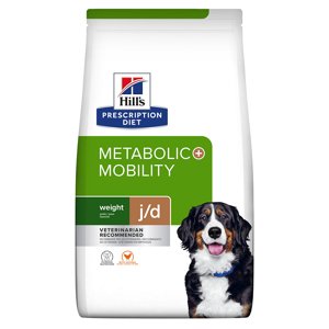 2x4kg Hill's Prescription Diet Metabolic+Mobility Weight+Joint Care száraz kutyatáp