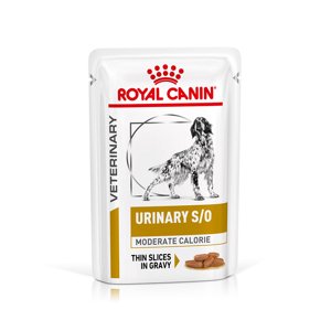 12x100g Royal Canin Veterinary Diet Canine Urinary S/O Moderate Calories nedves kutyatáp