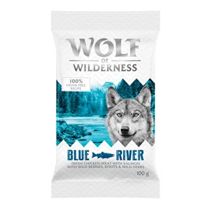 100g Wolf Of Wilderness száraztáp kipróbálásra kutyáknak - Blue River - lazac