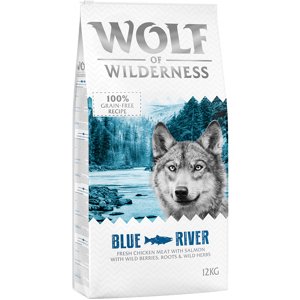 12 kg Wolf of Wilderness rendkívüli árengedménnyel- Blue River - lazac