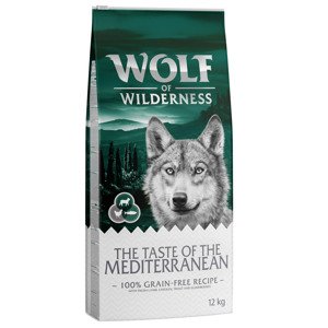 12 kg Wolf of Wilderness rendkívüli árengedménnyel- The Taste Of The Mediterranean - bárány & pisztráng