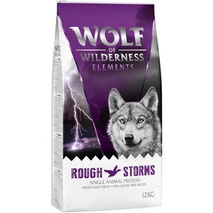 12 kg Wolf of Wilderness rendkívüli árengedménnyel- Rough Storms - kacsa (Monoprotein)