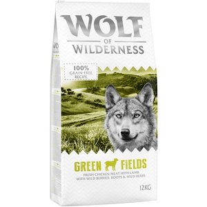 12 kg Wolf of Wilderness rendkívüli árengedménnyel- Green Fields - bárány