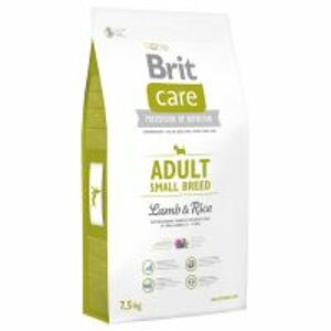2x7,5kg Brit Care Adult Small Breed bárány & rizs száraz kutyatáp