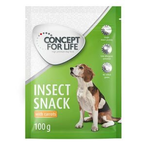 3x100g Concept for Life Insect Sárgarépa kutyasnack