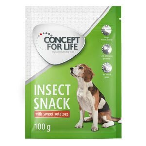 3x100g Concept for Life Insect Édesburgonya kutyasnack