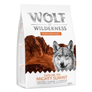 400g Wolf of Wilderness "Explore The Mighty Summit" - Performance száraz kutyatáp