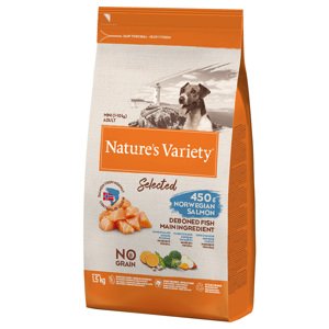 1,5kg Nature's Variety Selected Mini Adult norvég lazac száraz kutyatáp
