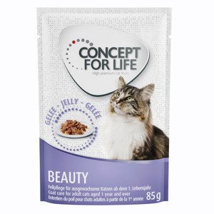 24x85g Concept for Life Beauty aszpikban nedves macskatáp - 20+4 ingyen!