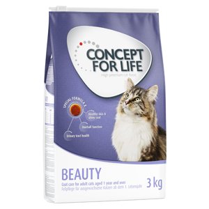 3x3kg Concept for Life Beauty Adult száraz macskatáp