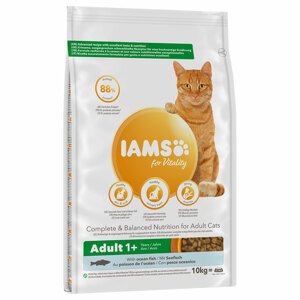 10kg IAMS for Vitality Adult tengeri hal  száraz macskatáp 10% árengedménnyel