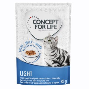 12x85g Concept for Life Light Cats aszpikban nedves macskatáp dupla zooPontért
