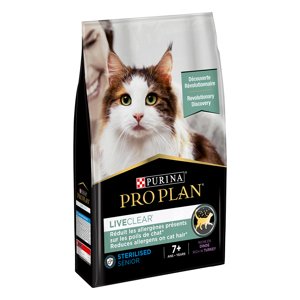 2,8kg Pro Plan LiveClear Sterilised Adult 7+ pulyka száraz macskatáp