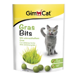 140g GimCat Gras Bits macskasnack 20% kedvezménnyel