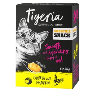 6x50g Tigeria Smoothie snack macskáknak- Csirke & tök