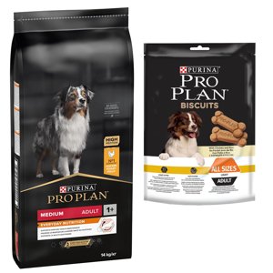 14kg PURINA PRO PLAN Medium Adult Everyday Nutrition kutyatáp+400g Biscuits Light snack ingyen