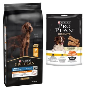 14kg PURINA PRO PLAN  Large Athletic Adult  Everyday Nutrition kutyatáp+400g Biscuits Light snack ingyen