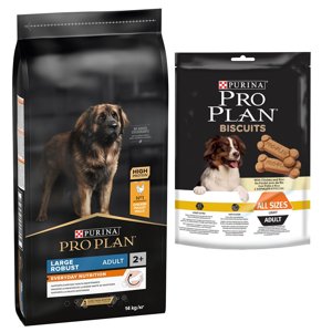 14kg PURINA PRO PLAN  Large Robust Adult Everyday Nutrition kutyatáp+400g Biscuits Light snack ingyen