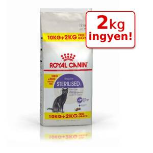 12kg Royal Canin Feline Outdoor 30 száraz macskatáp 10+2kg ingyen