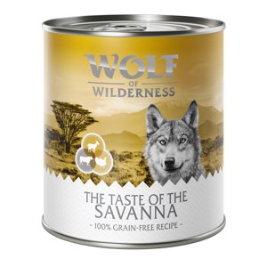 Wolf of Wilderness Taste of The Savanna - pulyka, marha, kecske nedves kutyatáp