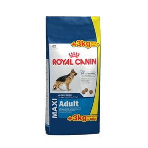 18kg Royal Canin Size Maxi Adult száraz kutyatáp bónuszcsomagban