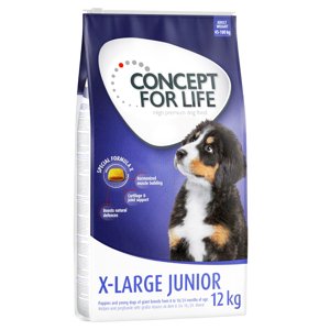12kg Concept for Life X-Large Junior száraz kutyatáp 10+2 ingyen akcióban