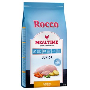 12kg Rocco Mealtime Junior csirke száraz kutyatáp 10% árengedménnyel