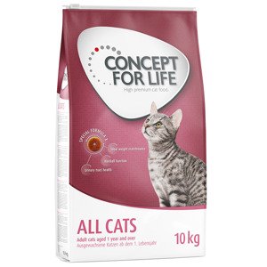 2x10kg Concept for Life All Cats száraz macskatáp-javított receptúra