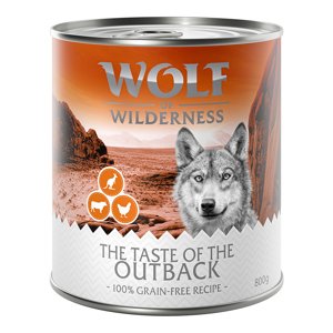 24x800g Wolf of Wilderness The Taste Of The Outback kenguru nedves kutyatáp rendkívüli árengedménnyel