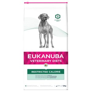 12kg Eukanuba Veterinary Diets Restricted Calorie száraz kutyatáp 10+2 ingyen