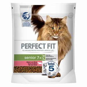750g Perfect Fit Senior 7+ marha száraz macskatáp 15% árengedménnyel