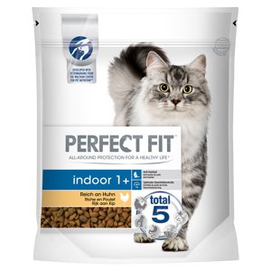 1,4kg Perfect Fit Indoor 1+ csirke száraz macskatáp 15% árengedménnyel