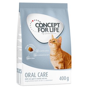400g Concept for Life Oral Care száraz macskatáp 25% kedvezménnyel