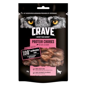 55g Crave Protein Chunks lazac kutyasnack 25% kedvezménnyel