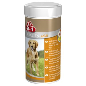 70db 8in1 Vitality Adult multivitamin táplálékkiegészítő kutyáknak 10% kedvezménnyel