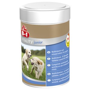 100db 8in1 Vitality Junior táplálékkiegészítő kutyáknak 10% kedvezménnyel