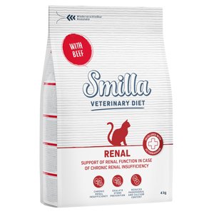 5x4kg Smilla Veterinary Diet Renal marha száraz macskatáp