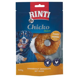 6x50g RINTI Chicko hosszantartó rágógyűrű, nagy kutyáknak csirkével