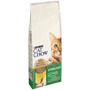 15kg PURINA Cat Chow Adult Special Care Sterilised száraz macskatáp 13+2kg ingyen akcióban