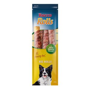 315g Rocco Big Rolls Kacsamellfilével  jutalomfalat kutyáknak rendkívüli árengedménnyel