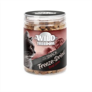 60g Wild Freedom Freeze-Dried marhamáj macskasnack rendkívüli árengedménnyel